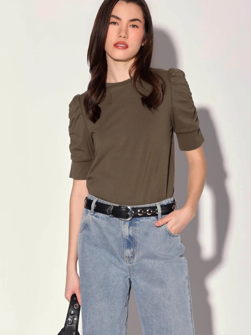 Walter Baker Olive Skippy Top
